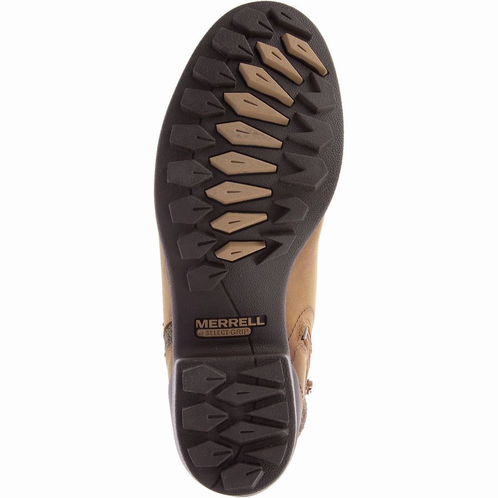 Merrell Tiendas Mexico Merrell Chateau II Mid Pull Waterproof Botas Para Mujer Marrom